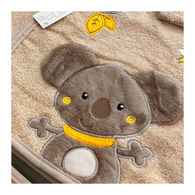 حوله|سرویس حوله نوزادی ۵ تیکه مادرکر MOTHERCARE مدل: KOALA NESCAFE