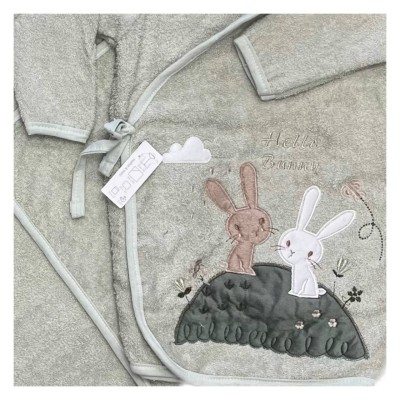 حوله|سرویس حوله نوزادی ۵ تیکه مادرکر MOTHERCARE مدل: HELLO BUNNY GREEN
