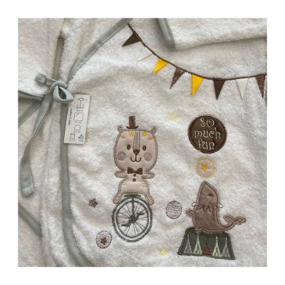 حوله|سرویس حوله نوزادی ۵ تیکه مادرکر MOTHERCARE مدل: CIRCUS KREM