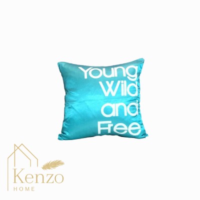 کالای خواب|کوسن ساتن اکسکلوسیو هلن جورج HELEN GEORGE مدل: YOUNG WILD AND FREE MINT