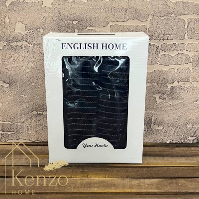 حوله|حوله تن پوش ژاکارد پنبه سایز ایکس لارج ( 135) مدل زبرا  رنگ: سرمه ای