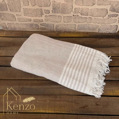 کالای خواب|شال مبل پالاس ابعاد 200*170 مدل ورساچ رنگ کرم