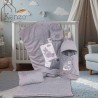 کالای خواب|سرویس خواب نوزاد 5تکه گلدوزی  MOTHERCARE مدل: خرس و خرگوش