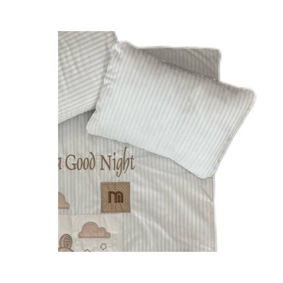 کالای خواب|سرویس خواب نوزاد 5تکه گلدوزی  MOTHERCARE مدل: خرس خرگوش سفید
