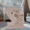 کالای خواب|سرویس خواب نوزاد 5تکه گلدوزی MOTHERCARE مدل: خرس بالونی کرم