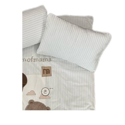 کالای خواب|سرویس خواب نوزاد 5تکه گلدوزی  MOTHERCARE مدل: خرس بالونی سفید