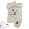 کالای خواب|سرویس خواب نوزاد 5تکه گلدوزی MOTHERCARE مدل: خرس پاپیونی سفید