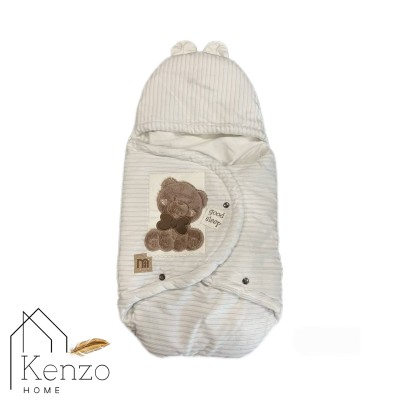 کالای خواب|سرویس خواب نوزاد 5تکه گلدوزی  MOTHERCARE مدل: خرس پاپیونی سفید