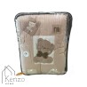 کالای خواب|سرویس خواب نوزاد 5تکه گلدوزی  MOTHERCARE مدل: خرس پاپیونی کرم