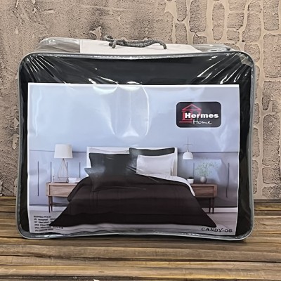 کالای خواب|سرویس لحاف دونفره 7تکه مدل candy رنگ مشکی