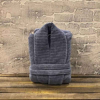 حوله تن پوش|حوله تنپوش ژاکارد پنبه مدل زبرا سایز 125 ( لارج ) رنگ طوسی تیره