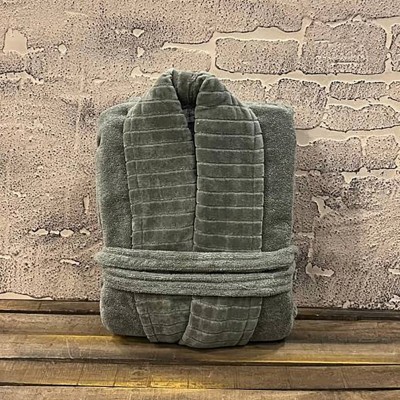 حوله تن پوش|حوله تنپوش ژاکارد پنبه مدل زبرا سایز 135 ( ایکس لارج) رنگ زیتونی