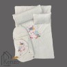 کالای خواب|سرویس خواب نوزاد با قنداق گلدوزی مادرکر MOTHERCARE مدل: UNICORN WHITE