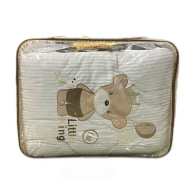 کالای خواب|سرویس خواب نوزاد با قنداق گلدوزی مادرکر MOTHERCARE مدل: LITTEL KING WHITE