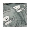 کالای خواب|سرویس خواب نوزاد با قنداق گلدوزی مادرکر MOTHERCARE مدل: SCARF BEAR GRI