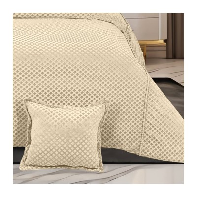 کالای خواب|روتختی مخمل دونفره هرمس HERMES مدل: DIAMOND 010