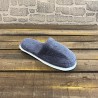 دمپایی حوله ای|دمپایی حوله ای حمام مدل کلاسیک رنگ سرمه ای