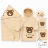 حوله نوزادی و کودک|سرویس حوله نوزادی ۵ تیکه مادرکر MOTHERCARE مدل: bear