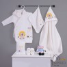 حوله|سرویس حوله نوزادی ۵ تیکه مادرکر MOTHERCARE مدل: LION KREM